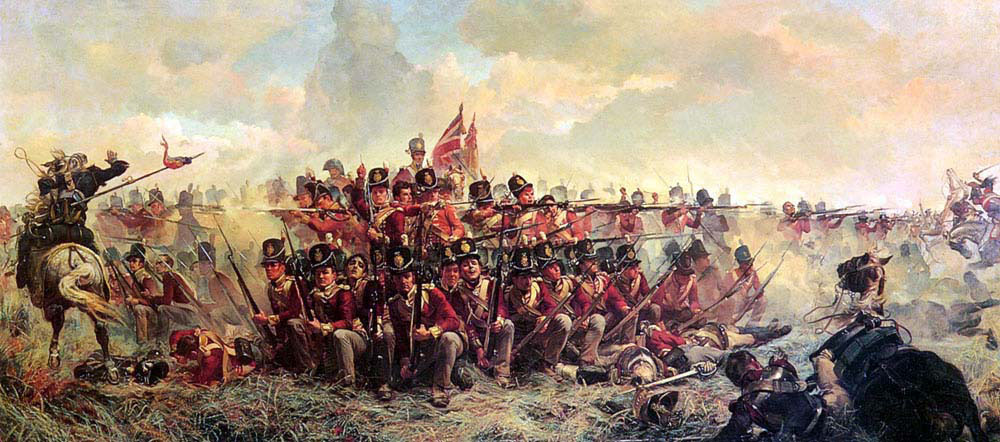 The twenty eigth Regiment at Quatre Bras 